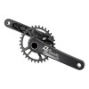Foaie angrenaj Shimano SM CRE60, pentru FC E6000 Steps, 38T, negru/argintiu Ultimate FactoryBikes