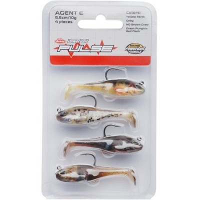 Set Berkley Pulse Agent E Softbait Prerigged, 5.5cm, 10g, 4buc/plic foto