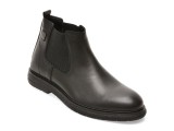 Ghete OTTER negre, PLT10, din piele naturala
