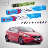 Cumpara ieftin Ștergătoare Volvo V40 II 525 526 2012-2019 | Set Față și Spate Flat &ndash; TeamCar&reg;