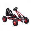 Kart cu pedale si roti gonflabile Top Racer Red, Moni