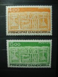 ANDORA FRANCEZA 1986 SERIE MNH