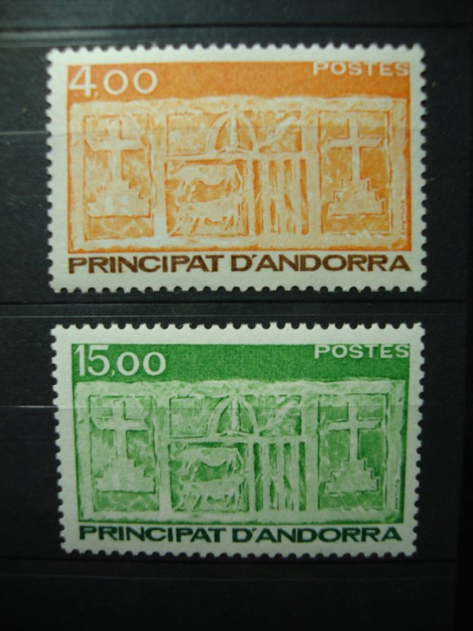 ANDORA FRANCEZA 1986 SERIE MNH