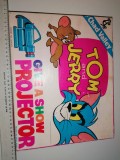 RAR =JOC / VINTAGE DIAPOZITIVE -TOM AND JERRY -GIVE A SHOW PROJECTOR - 1971
