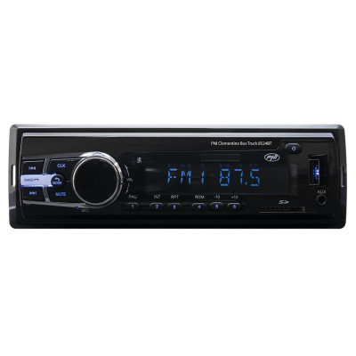 Radio MP3 player auto PNI Clementine Bus Truck 8524BT RDS 4x45w 12V/24V 1 DIN cu SD, USB, AUX, RCA si Bluetooth foto