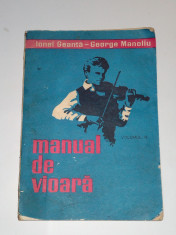 IONEL GEANTA \ GEORGE MANOLIU - MANUAL DE VIOARA Vol.2. foto