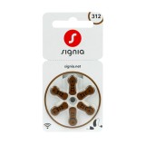 312 Siemens Signia Baterie pentru auditive 1.45 V - fără mercur-Conținutul pachetului 1x Blister