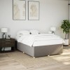 VidaXL Cadru de pat fără saltea, gri taupe, 140x190 cm, textil 3284733