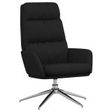 Cumpara ieftin Scaun de relaxare, negru, material textil