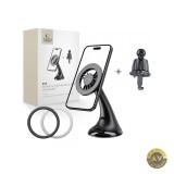 Suport Auto Magnetic Tech-Protect N56-2 2in1 Universal Negru