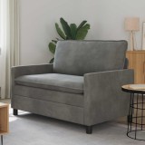 vidaXL Canapea Gri &icirc;nchis 126 x 81 x 87,5 cm Catifea 42028798