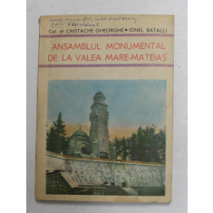 ANSAMBLUL MONUMENTAL DE LA VALEA MARE - MATEIAS de COLONEL CRISTACHE GHEORGHE si IONEL BATALLI , 1985