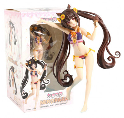 Figurina Nekopara Chocolat anime 18 cm swim foto