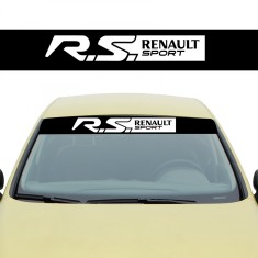 Sticker Parasolar Renault Sport , Autocolant Parbriz pentru Tuning Renault