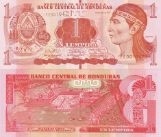 HONDURAS 1 lempira 2014 UNC!!!