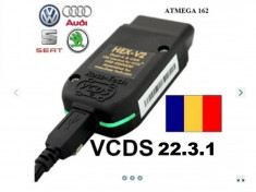 Tester Diagnoza Auto VCDS VAG COM 22.3.1 HEX CAN V2 meniu lb romana pret 170 lei foto