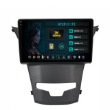 Cumpara ieftin Navigatie 2K HUB64 Ssangyong Korando (2013-2019), 8GB RAM, Android 13, Octacore, Slot Sim 4G, DSP, GPS, Wi-FI, Carplay, Android Auto, USB, Bluetooth,