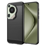Husa Huawei Pura 70 Ultra Techsuit Carbon Silicone, negru