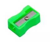 Cumpara ieftin Ascutitoare compacta pentru creioane, verde, 3 x 2 x 1.2 cm, cu lama din otel inoxidabil, pentru creioane standard, rechizite scoala si birou