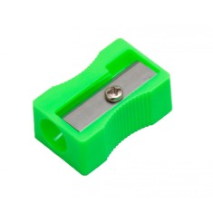 Ascutitoare compacta pentru creioane, verde, 3 x 2 x 1.2 cm, cu lama din otel inoxidabil, pentru creioane standard, rechizite scoala si birou