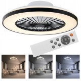 Plafoniera LED de tavan, ventilator inclus, 55W, 2520 lm, 3000K-5500K, telecomanda IR