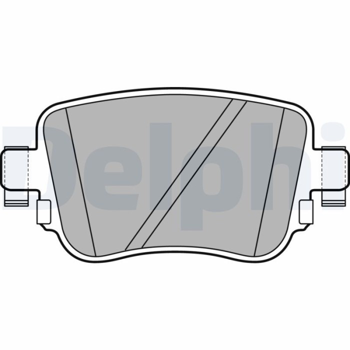 DELPHI LP2709 set placute frana,frana disc
