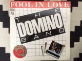 Domino Band Fool In Love 1986 disc vinyl maxi single 12&quot; muzica italo dance VG+, Pop
