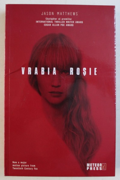 VRABIA ROSIE , roman de JASON MATTHEWS , 2013 * MICI DEFECTE