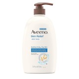 Gel de Dus, Aveeno, Skin Relief, Hidrateaza si Repara Pielea Uscata, cu Extract de Ovaz, fara Parfum