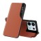 Husa Xiaomi Redmi Note 13 Pro 5G Eco Leather View flip tip carte, portocaliu