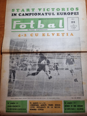 fotbal 3 noiembrie 1966-regiunea suceava,romania-elvetia 4-2 foto