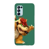 Husa compatibila cu Oppo Find X5 Pro, Viceversa, model Bowser Super Mario, Silicon, TPU, Transparent, Carcasa