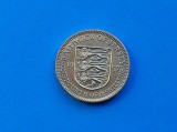 1/4 shilling 1957 Jersey-Rar