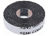 Banda autoamalgamanta, neagra, latime {{La&amp;#355;ime]}, lungime 5m, SCAPA - TASMA 2525 19MM/5M CZARNA