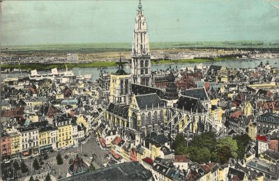 Belgia, carte postala ilustrata circulata in Romania foto
