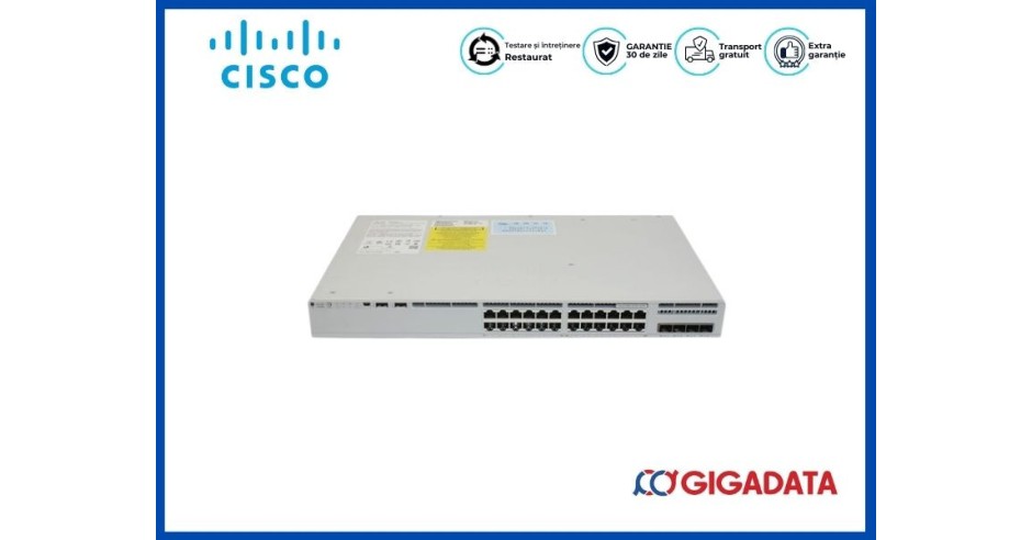 Cisco Catalyst 9200L 24-port PoE+, 4 x 1G, Network Essentials | arhiva ...