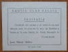 Nautic Club Balcic, Invitatie interbelica la casa sculptorului Storck