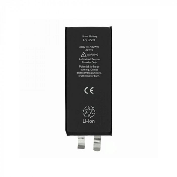 Acumulator Baterie fara Prindere (banda flex) pentru Apple iPhone SE 3, SE 2022, 2018mAh - OEM (19774) - Black