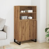 Cumpara ieftin Dulap &icirc;nalt, stejar artizanal, 60x36x110 cm, lemn prelucrat