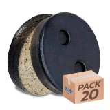 Cumpara ieftin Set plăcuțe de fr&acirc;nă CS001-R rășină rotundă fără știft 20mm pentru Xiaomi - 20 buc (copie)