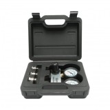 Trusa tester etansare compresie cilindru motor benzina, 3 adaptoare 10, 12, 18mm, furtun 600mm Breckner Germany