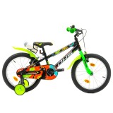 Cumpara ieftin Bicicleta Copii DHS Dino - 18 Inch, Negru Ultimate FactoryBikes