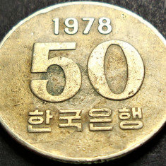 Moneda 50 WON - COREEA DE SUD, anul 1978 * cod 2238
