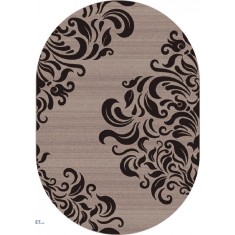 Covor Modern Mira 24031 Oval - 50x80, Maro