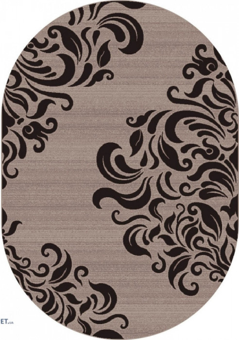 Covor Modern Mira 24031 Oval - 80x150, Maro