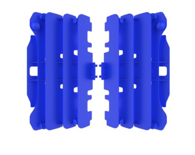 Protectie plastic radiatoare Yamaha YZ250F YZ450F Albastru 07- 09 Polisport foto