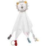 BABY FEHN Comforter FehnNATUR Lion jucărie de adormit cu clips 1 buc