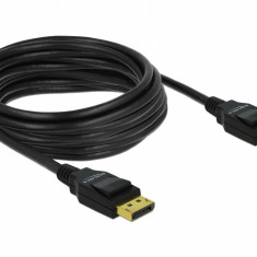 Cablu DisplayPort v1.2 4K T-T ecranat 5m Negru, Delock 82425