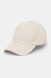 Puma șapcă de baseball din bumbac culoarea bej, uni, 25996