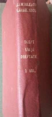 Drept, Dreptate, Viata (Ilie N. Lungulescu, 1938; Vasile V. Georgescu, 1936) foto